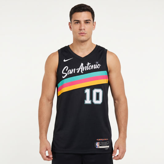 Regata San Antonio Spurs Masculina - Preta