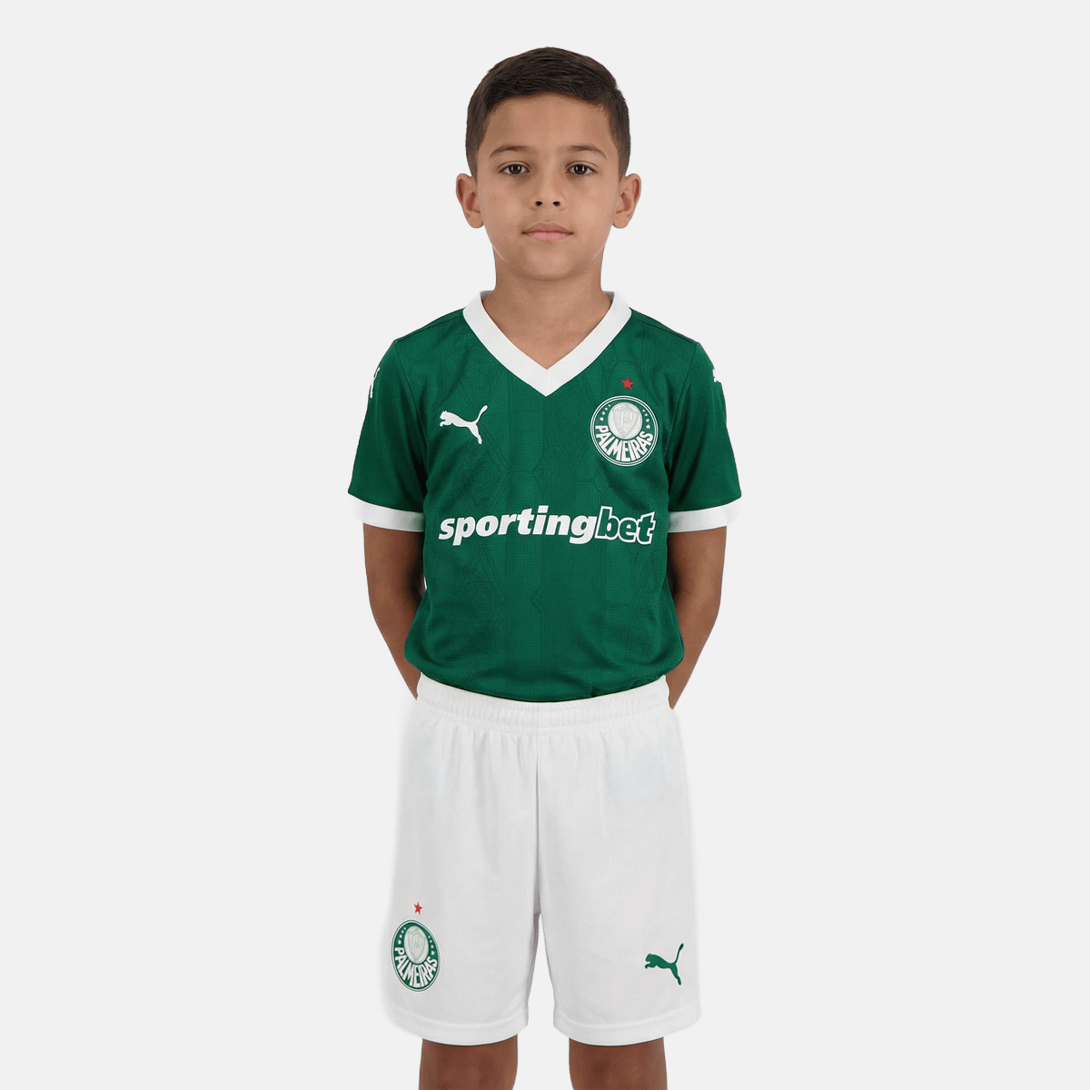 Kit Infantil Palmeiras Home 25/26 - Verde