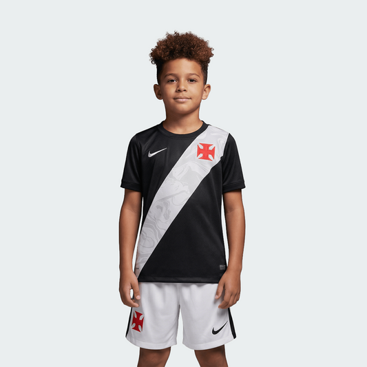 Kit Infantil Vasco Home 26/27 - Preto
