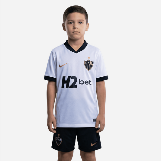 Kit Infantil Atlético Mineiro Away 26/27 - Branco