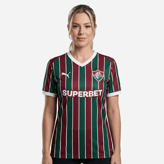 Fluminense Home 26/27  Puma Feminina - Tricolor