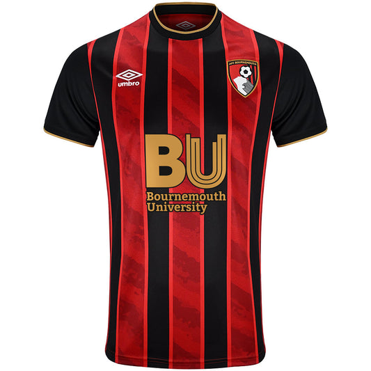 Bournemouth Home 25/26 Umbro - Vermelha e Preto
