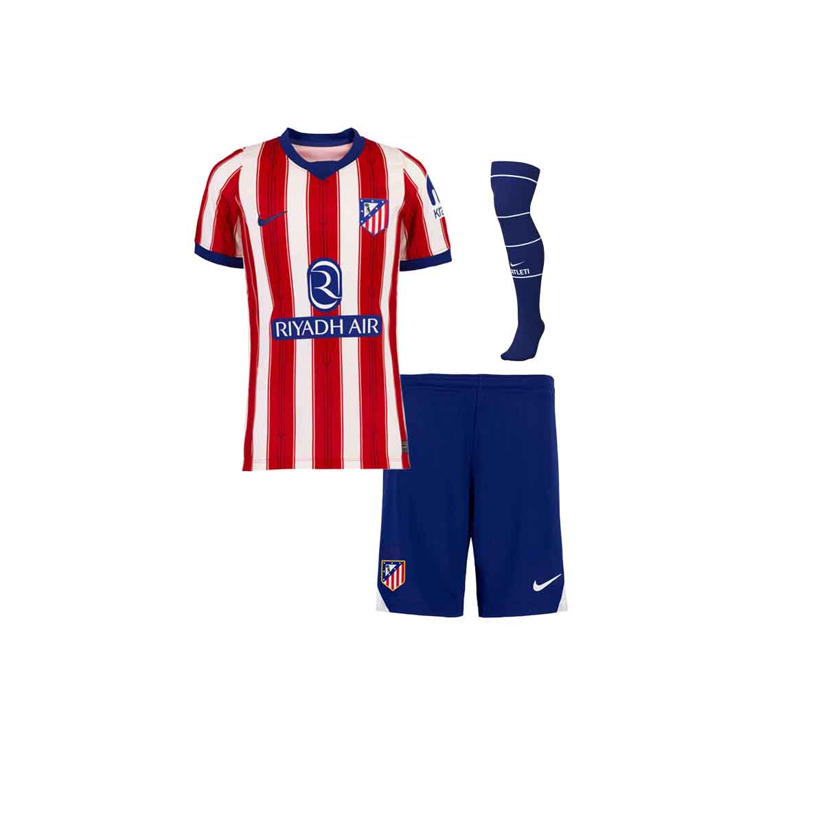 Kit Infantil Atlético de Madrid Home 26/27 - Vermelha e Branca