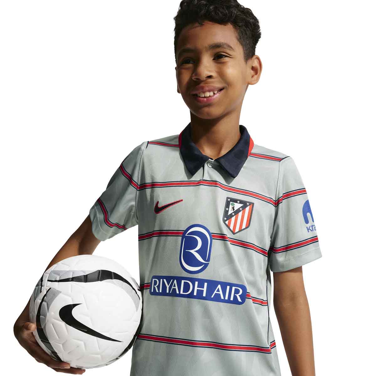 Kit Infantil Atlético de Madrid Third 26/27 - Cinza