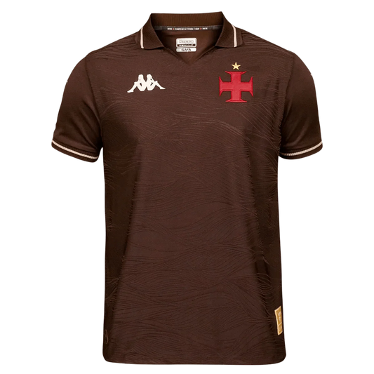 Vasco Third 25/26 Torcedor Kappa Masculino - Marrom