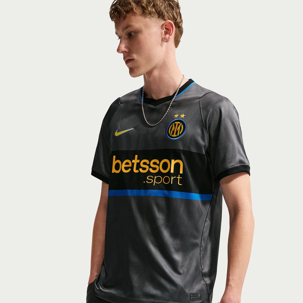 Inter de Milão Third 26/27 Torcedor Nike - Cinza