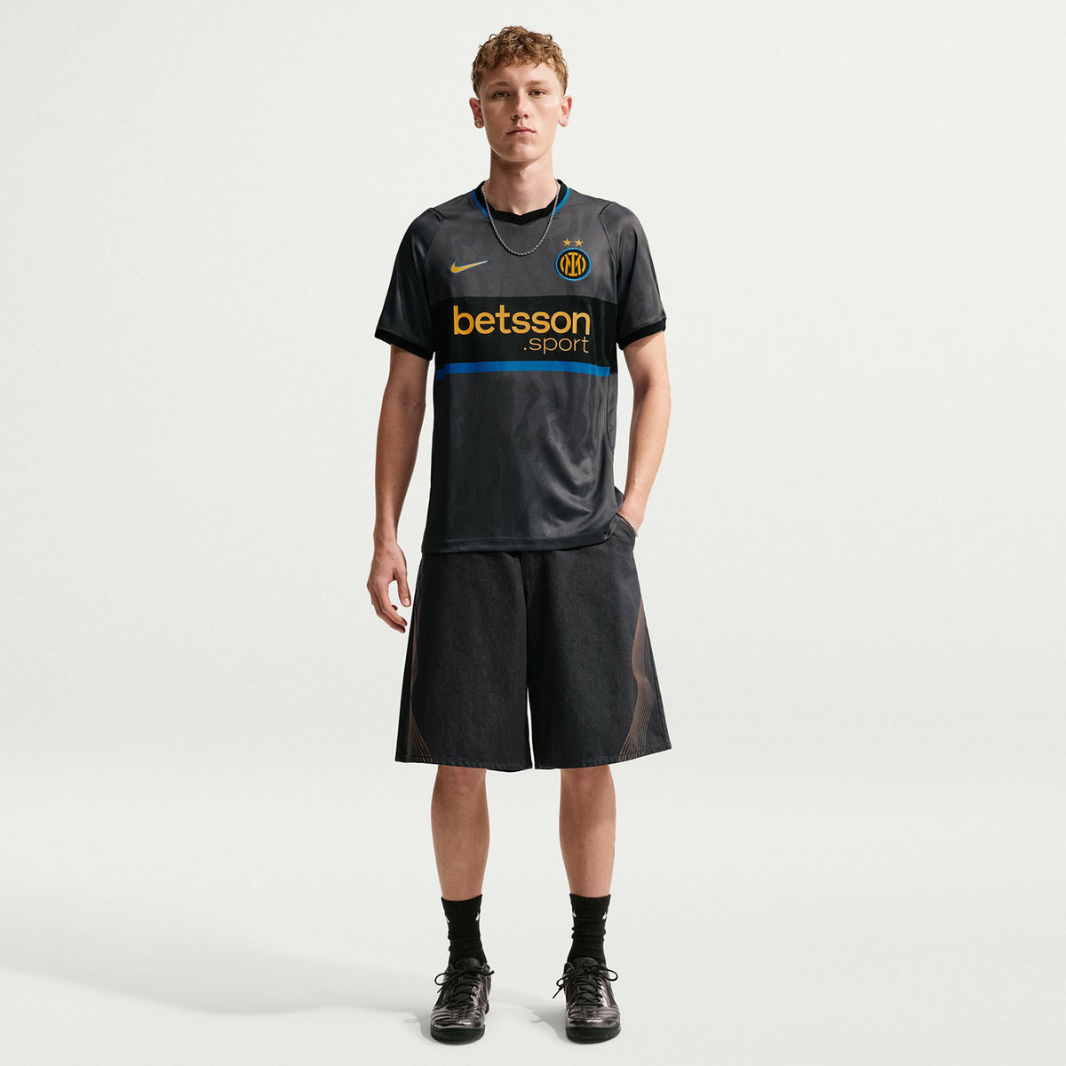 Inter de Milão Third 26/27 Torcedor Nike - Cinza