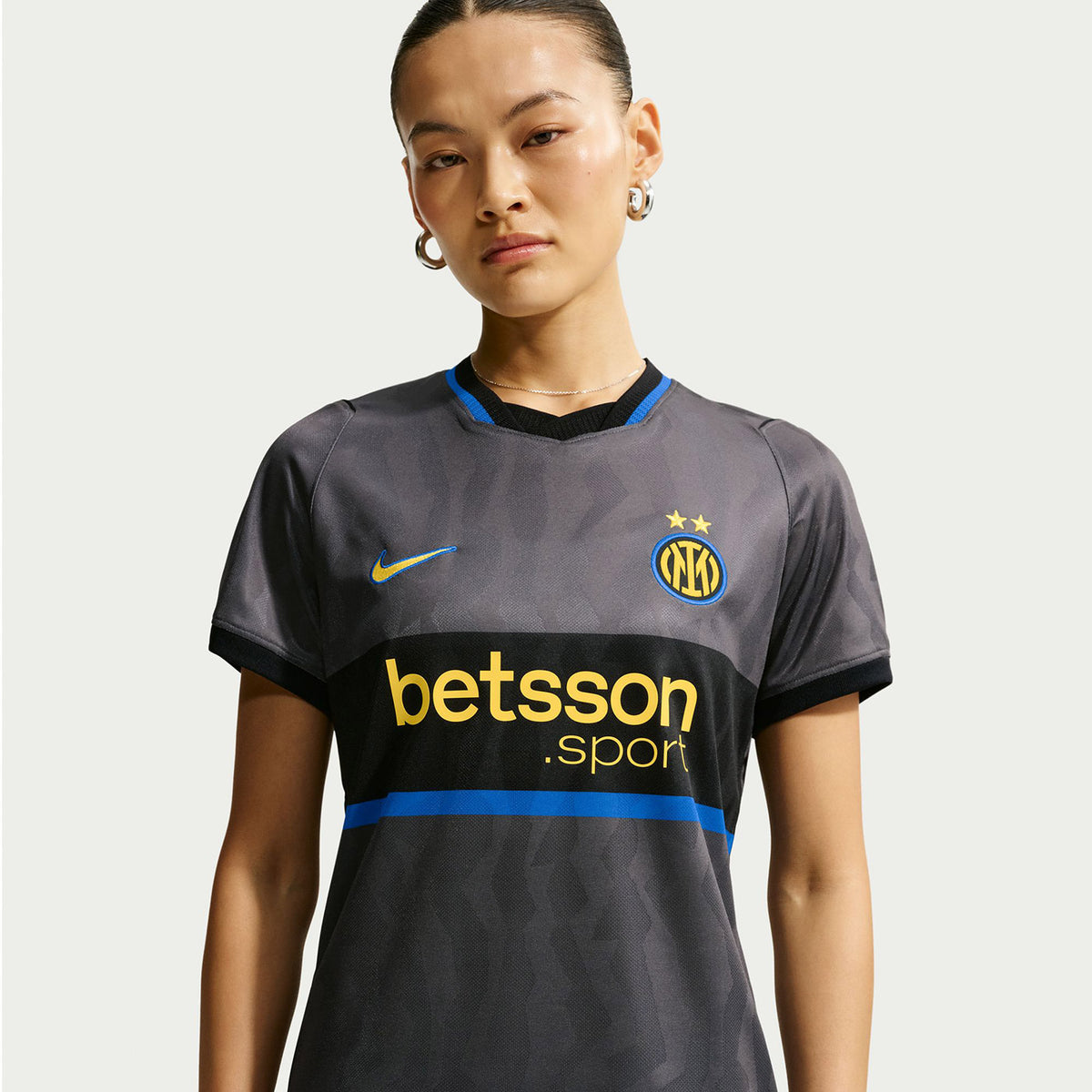 Inter de Milão Third 26/27 Feminino Nike - Cinza