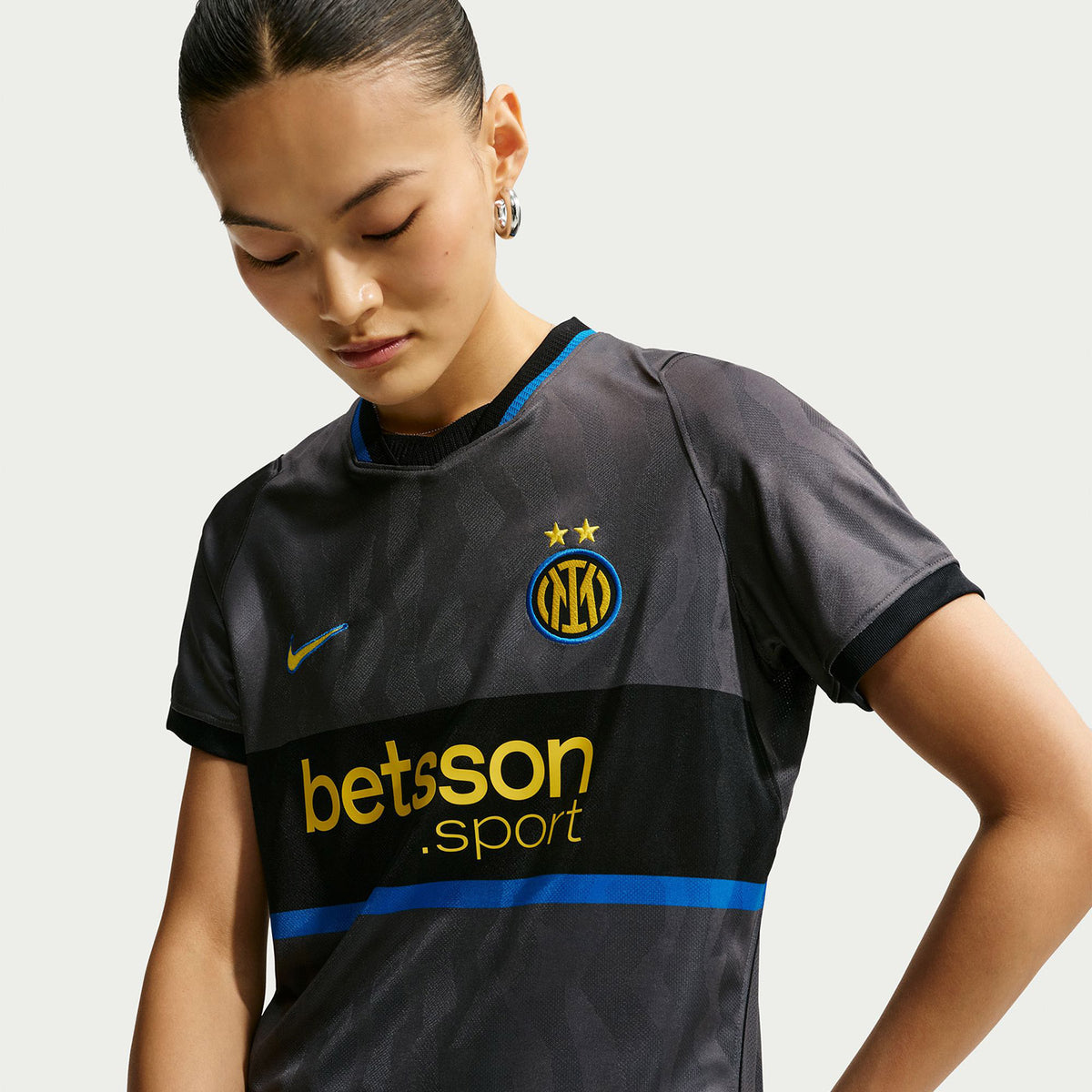 Inter de Milão Third 26/27 Feminino Nike - Cinza