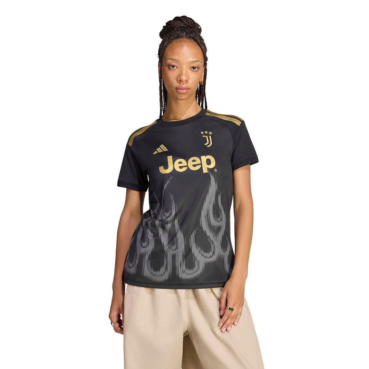 Juventus Third 26/27 Feminina Adidas  - Preta