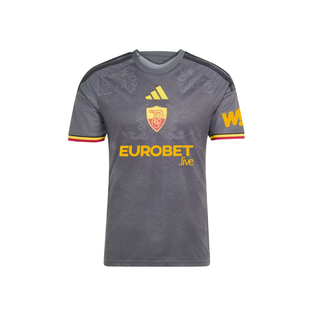 Roma Third 26/27 Torcedor Adidas - Cinza