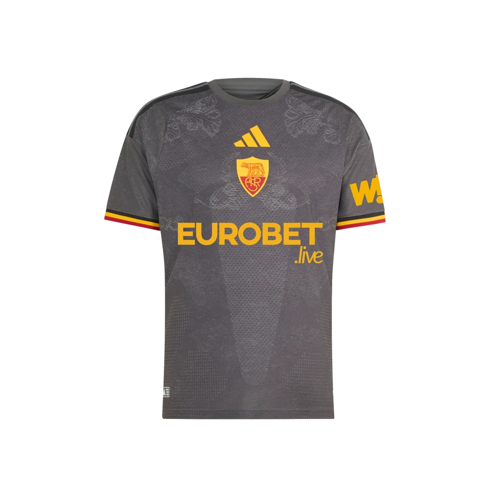 Roma Third 26/27 Jogador Adidas - Cinza