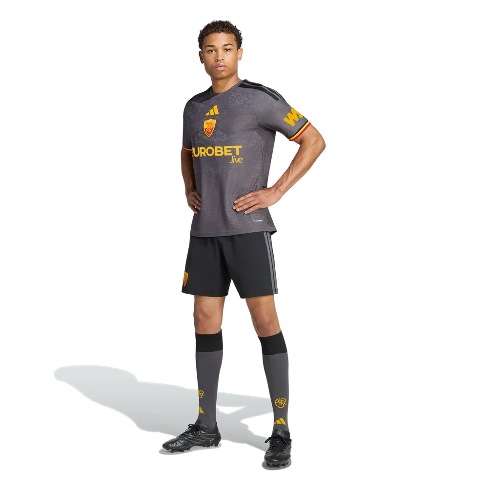 Roma Third 26/27 Jogador Adidas - Cinza