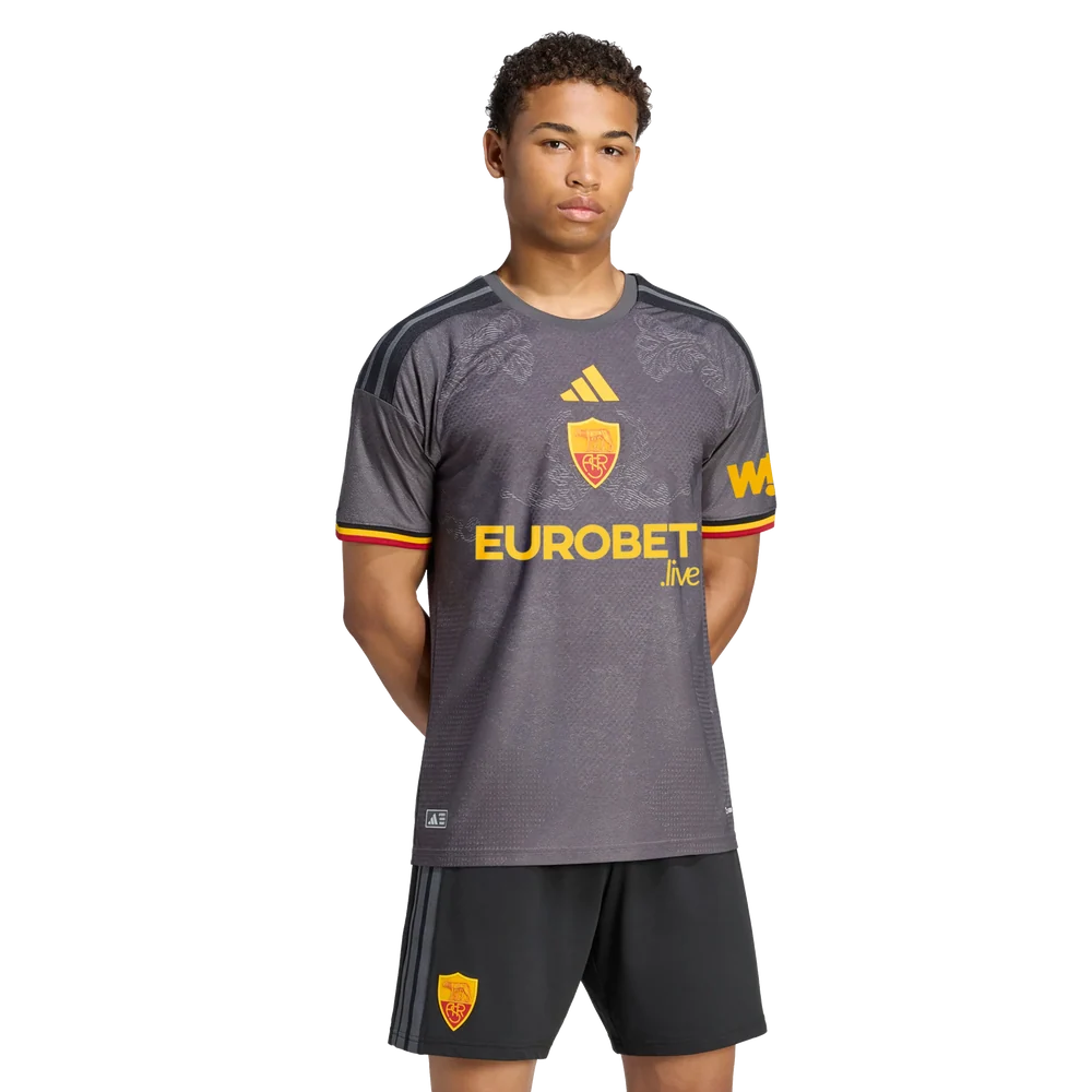 Roma Third 26/27 Jogador Adidas - Cinza