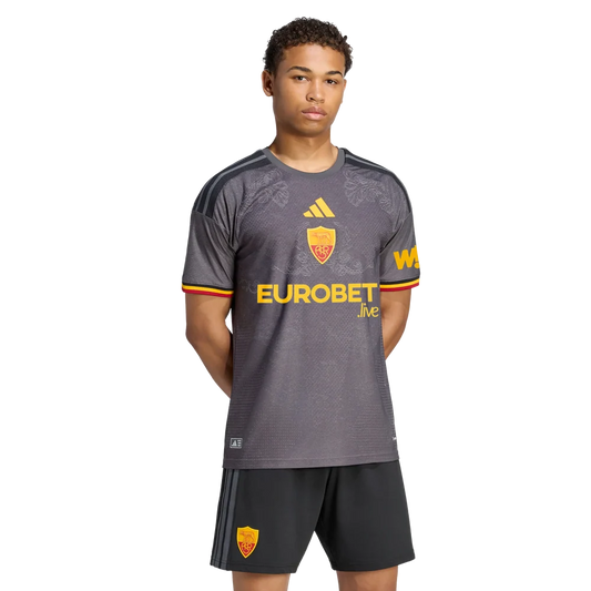 Roma Third 26/27 Jogador Adidas - Cinza