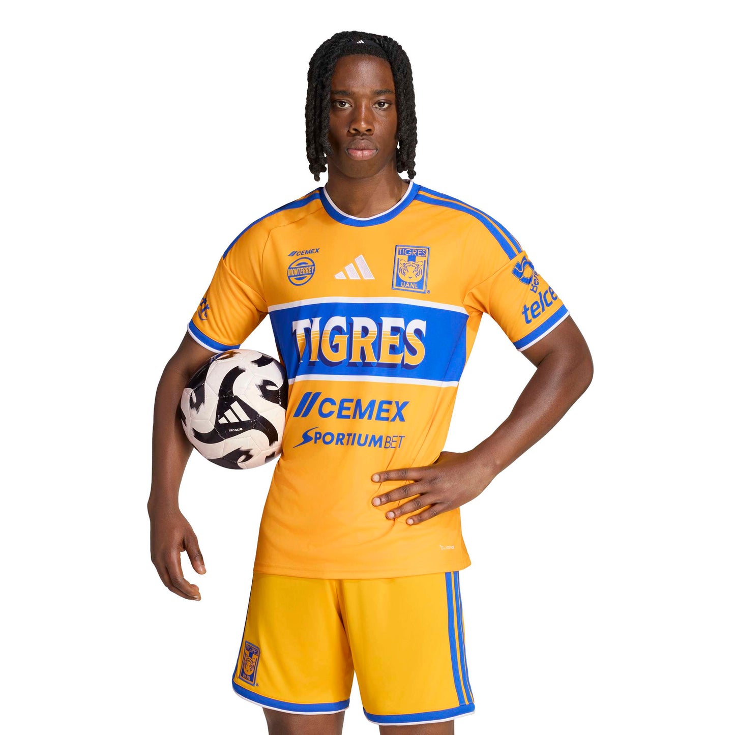 Tigres Home 26/27 Torcedor Adidas Masculino - Amarela e Azul