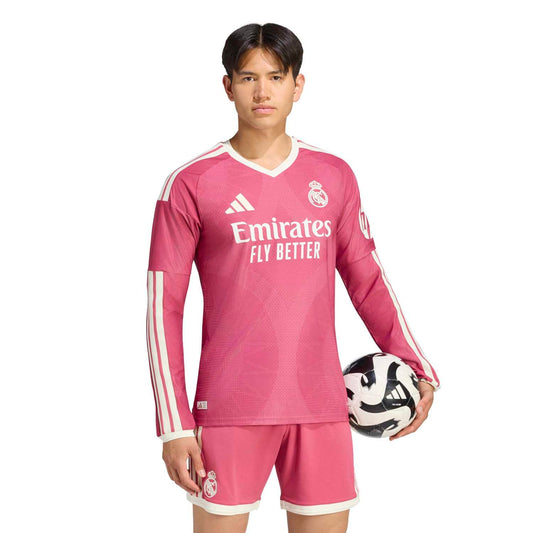 Real Madrid Third 26/27 Jogador Manga Longa Adidas - Rosa