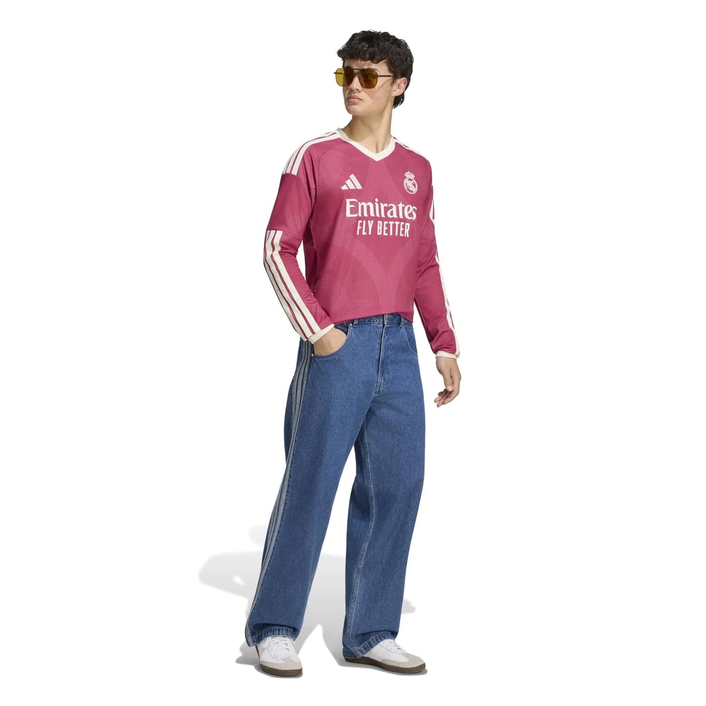 Real Madrid Third Manga Longa 26/27 Torcedor Adidas - Rosa