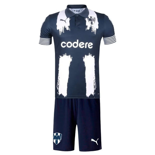 Kit Infantil Monterrey Home 25/26 - Azul Escuro e Branco