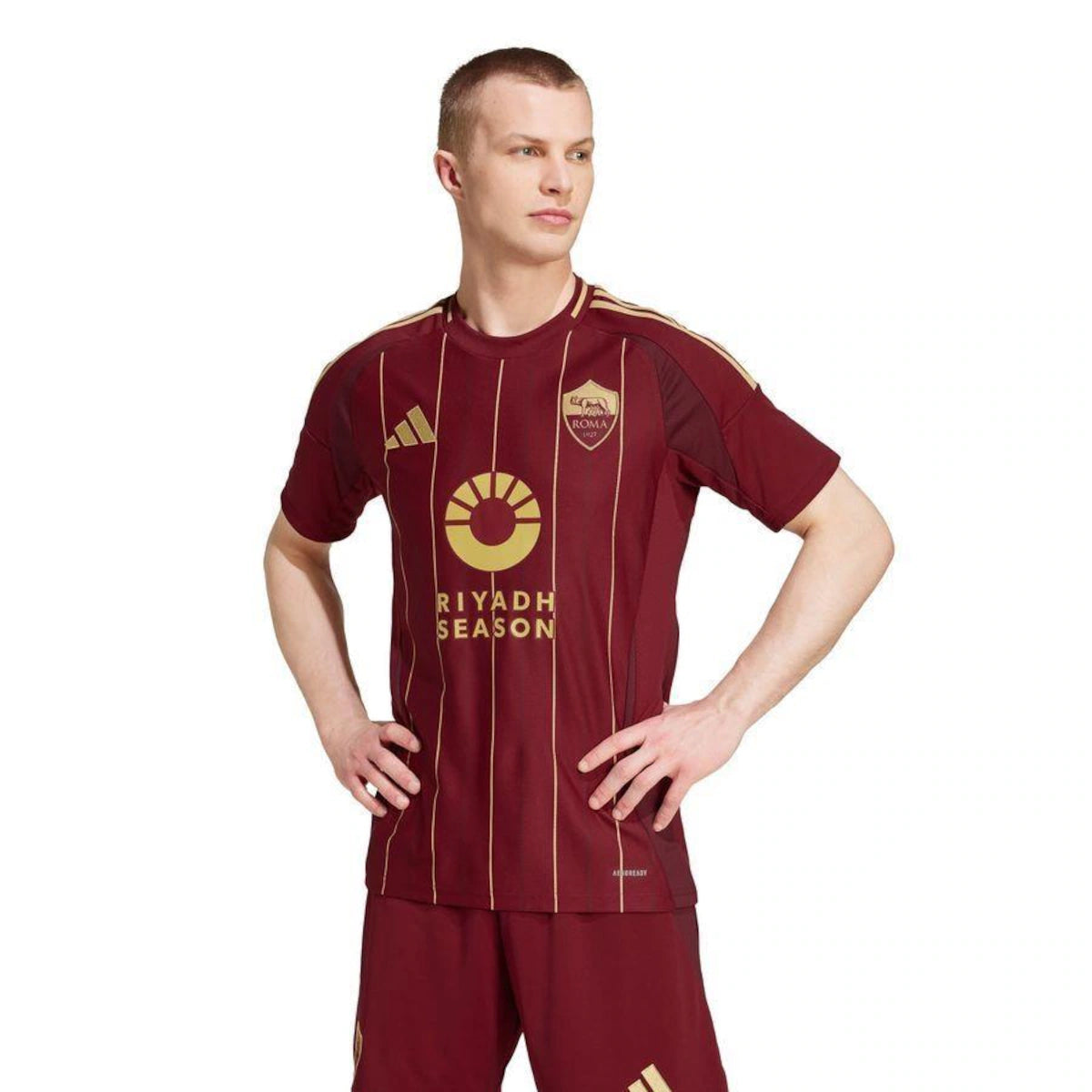 Roma Home 24/25 Torcedor Adidas - Vinho