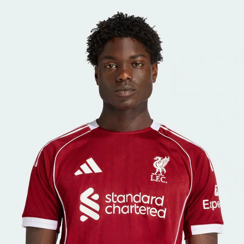 Liverpool Home 25/26 Jogador Adidas - Vermelho