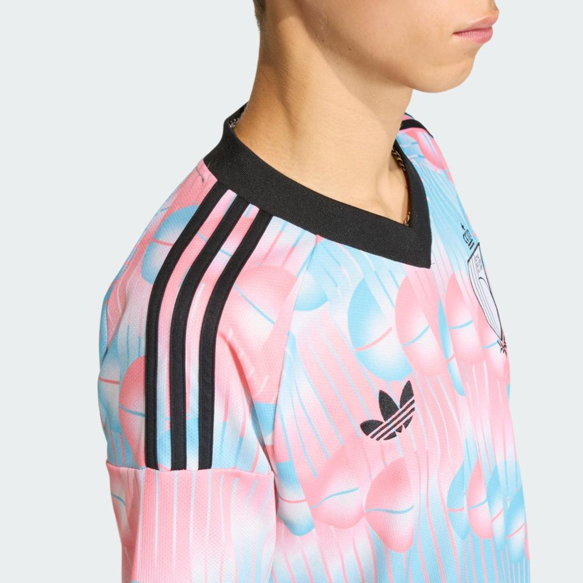 Belgica Away 26/27 Masculino Torcedor Adidas - Rosa e Azul