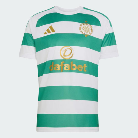 Celtic Home 26/27 Torcedor Adidas Masculina - Branco e Verde