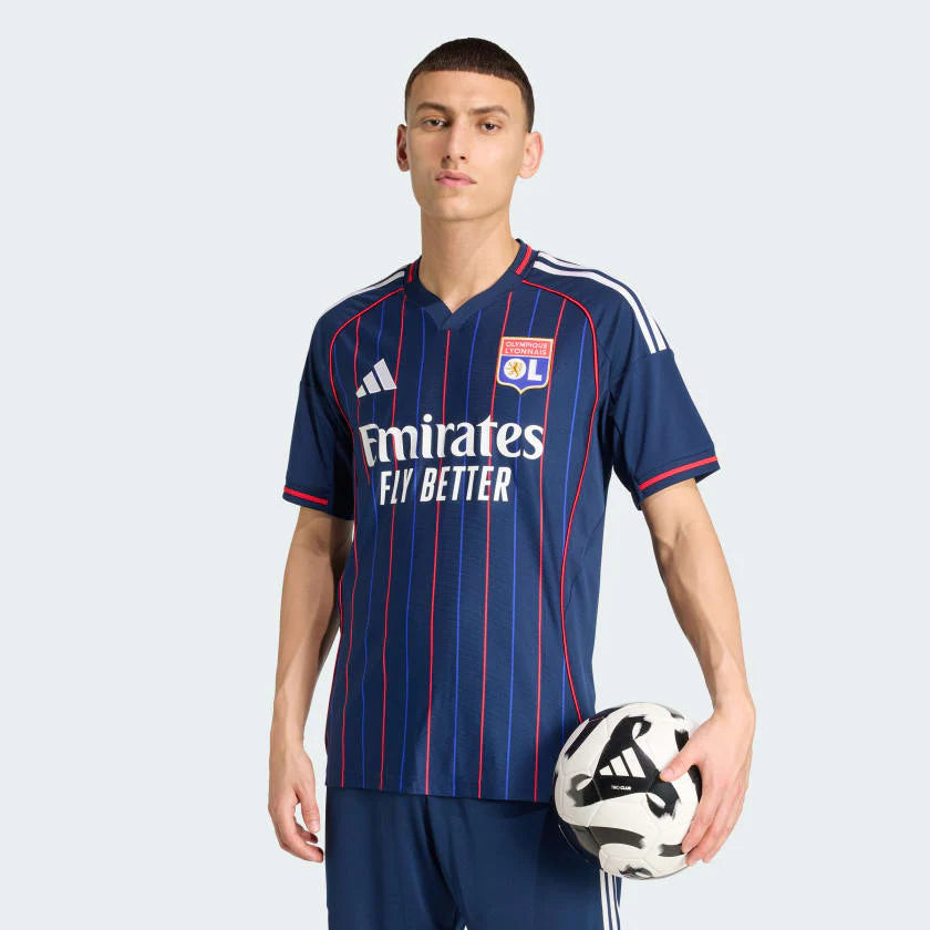 Lyon Away 25/26 Torcedor Adidas - Azul