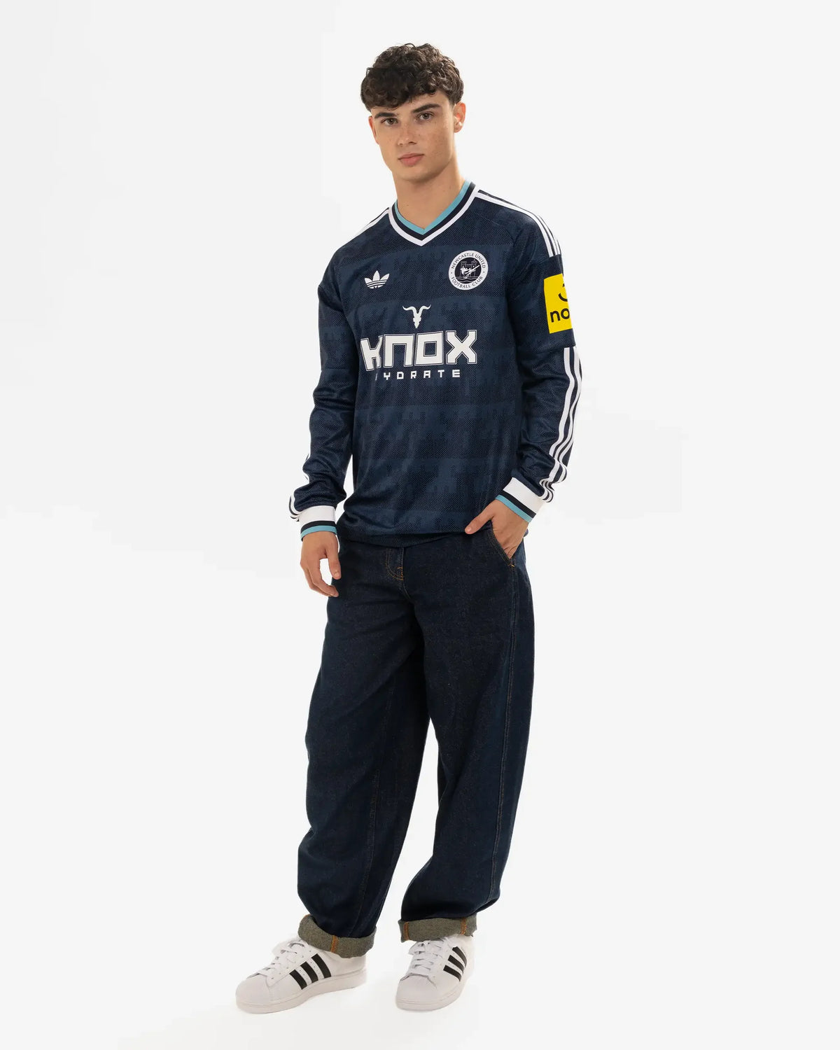 Newcastle Away 26/27 Manga Longa Torcedor Adidas - Azul Escuro