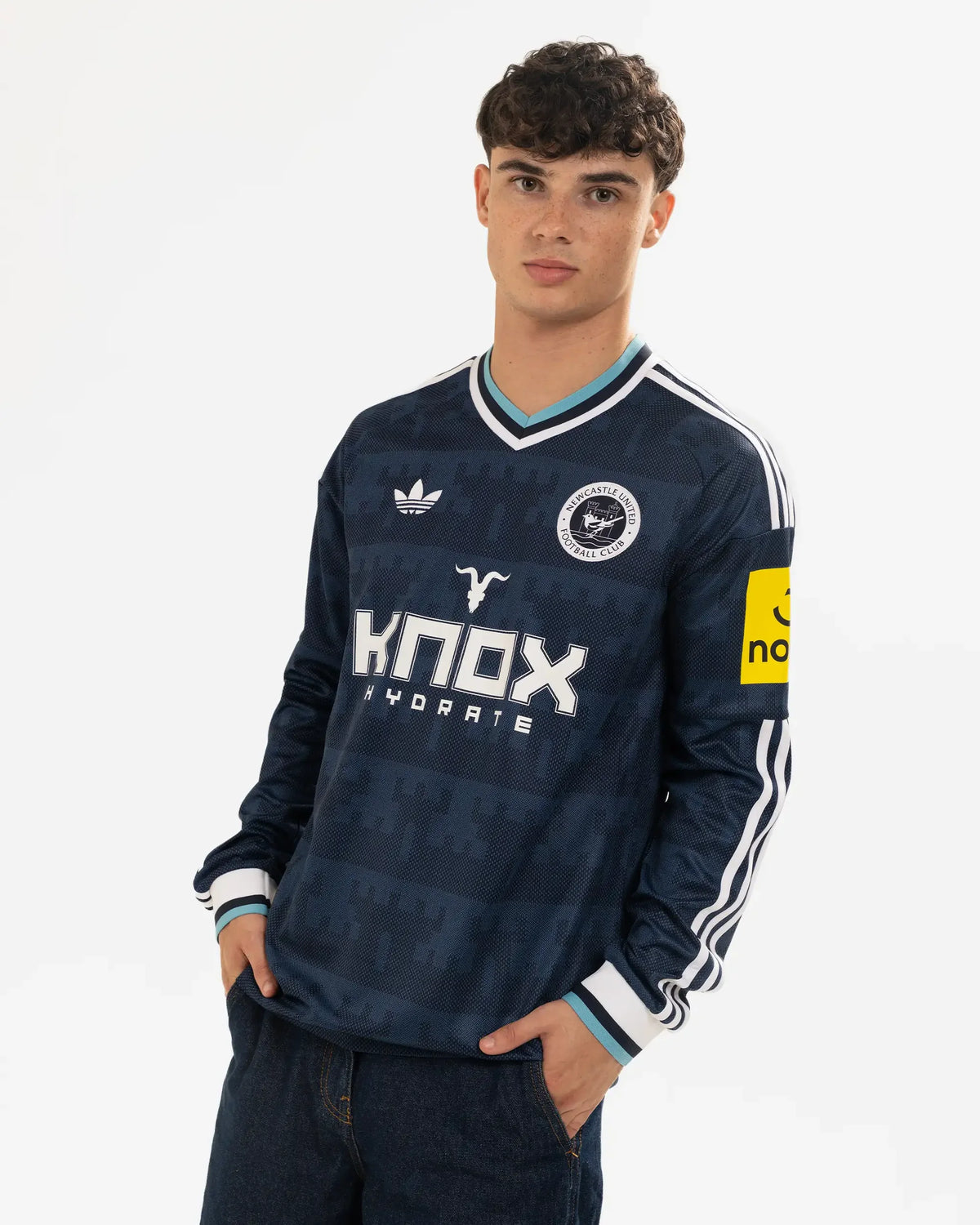 Newcastle Away 26/27 Manga Longa Torcedor Adidas - Azul Escuro