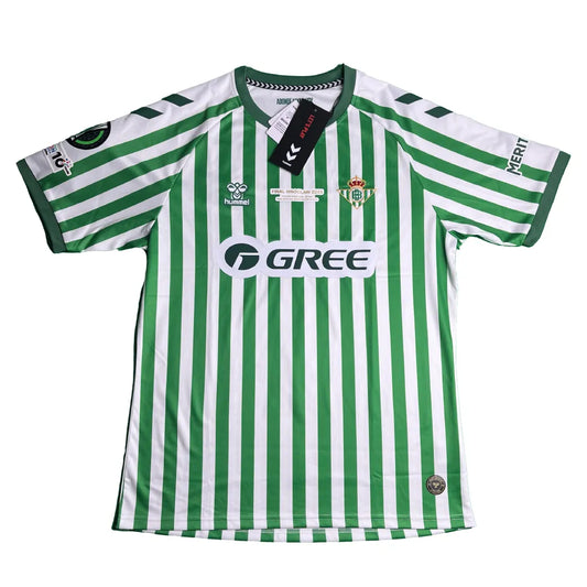 Real Betis Home Final Conference League 24/25 Torcedor Hummel - Verde e Branco