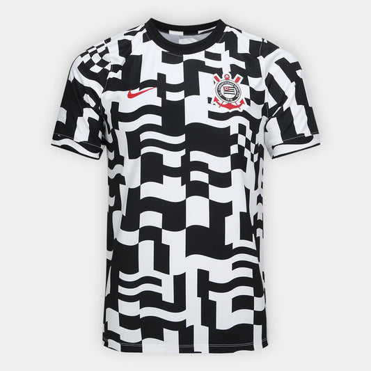 Corinthians Pré Jogo 26/27 Torcedor Nike - Preta e Branca