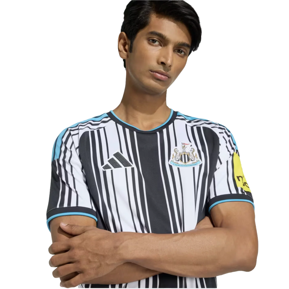 Newcastle Home 26/27 Torcedor Adidas - Preto e Branco