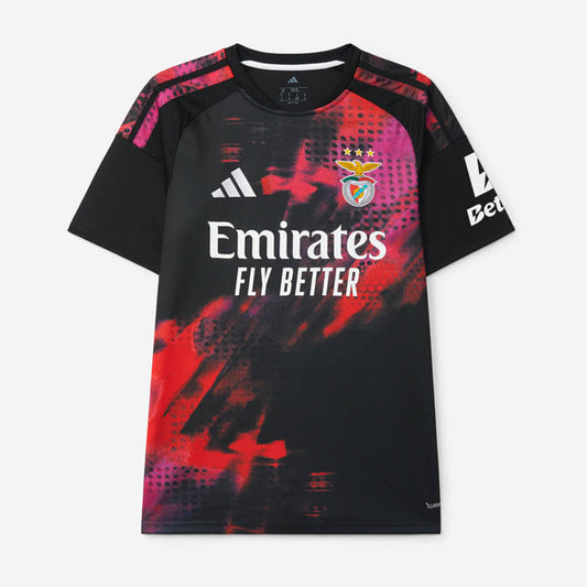 Benfica Third 26/27 Torcedor Adidas - Preto e Vermelho
