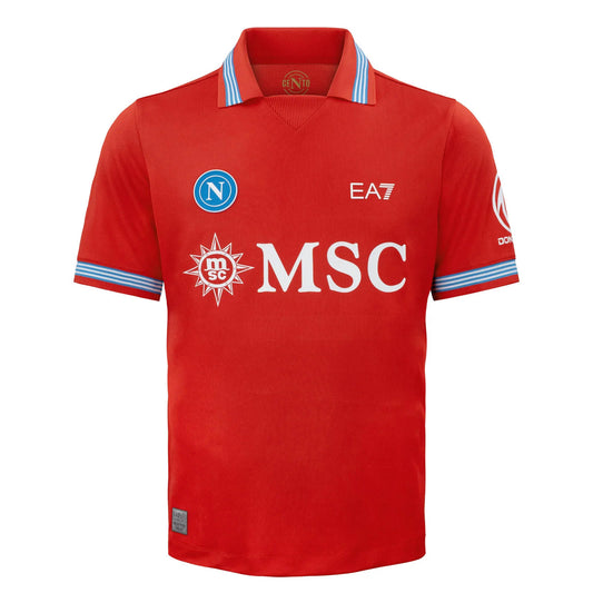 Napoli Third 26/27 Torcedor EA7 - Vermelho