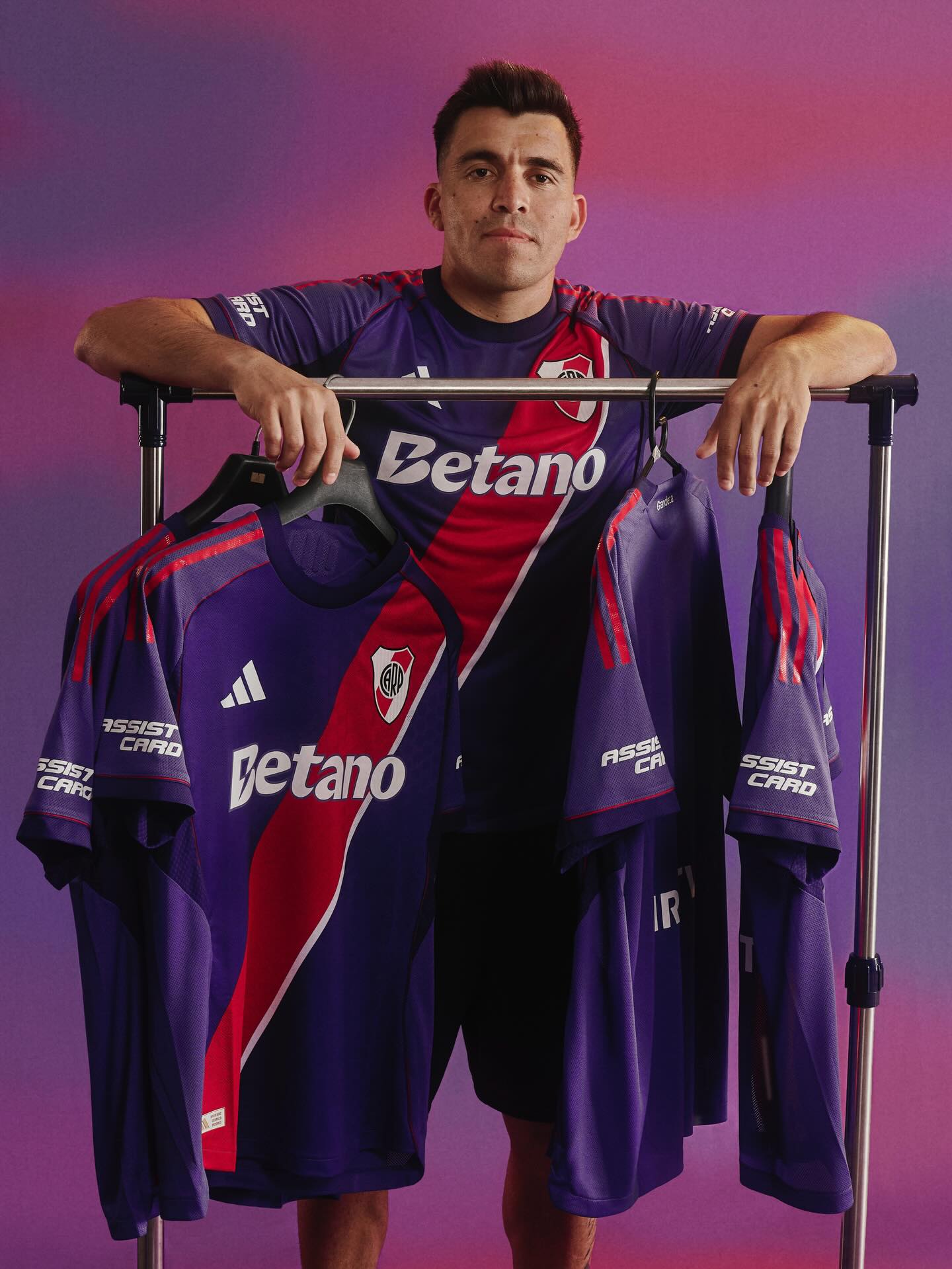 River Plate Third 26/27 Torcedor Adidas - Roxa