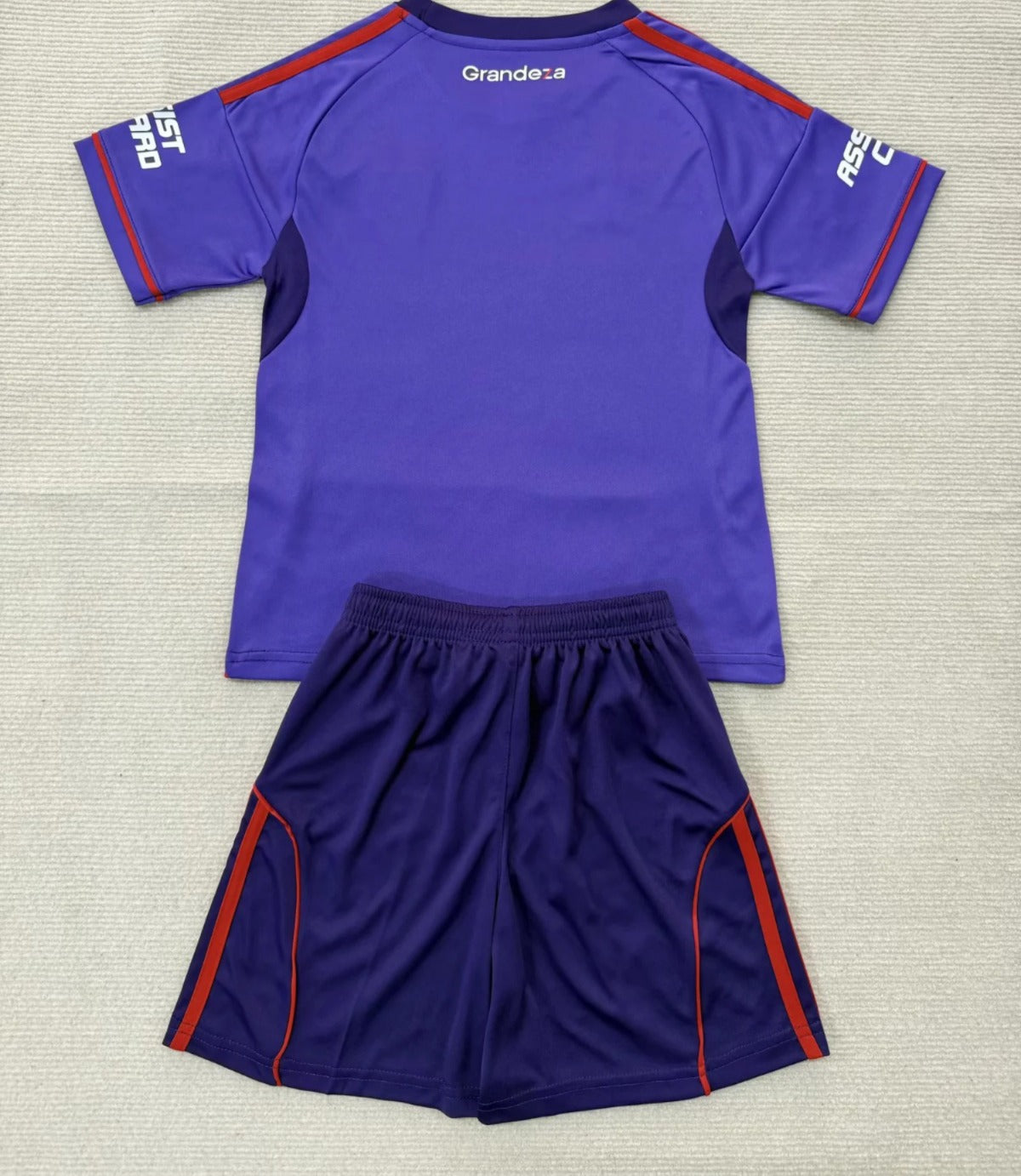 Kit Infantil River Plate Third 26/27  - Roxa e Vermelha