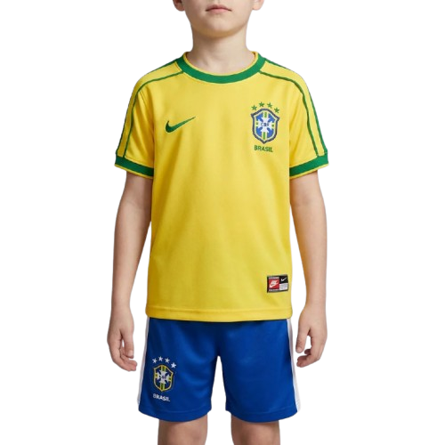 Kit Infantil Brasil Retro Home 1998 - Amarela