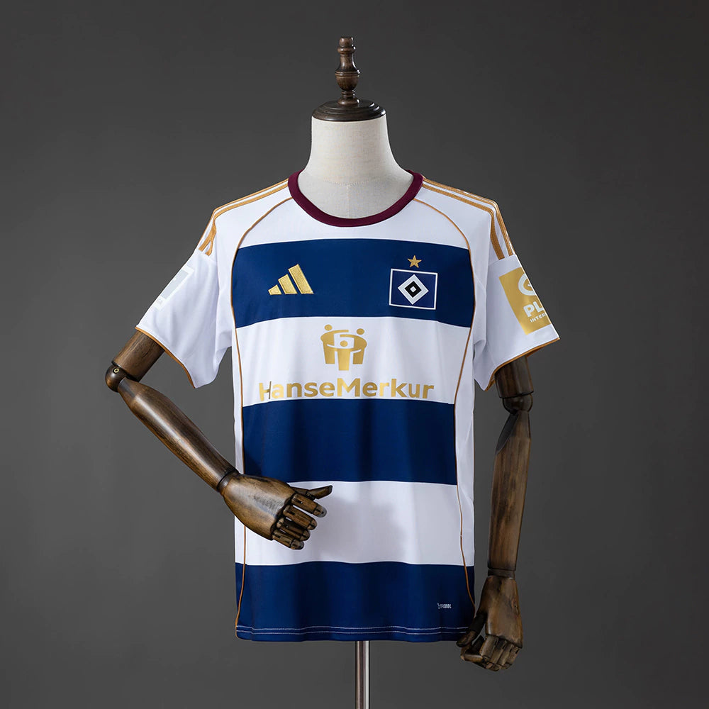 Hamburgo Edição Especial 25/26 Torcedor Adidas - Azul e Branco