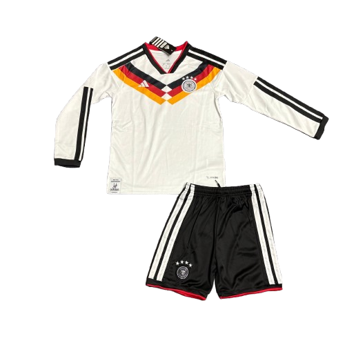 Kit Infantil Alemanha Home Manga Longa 26/27 - Branco