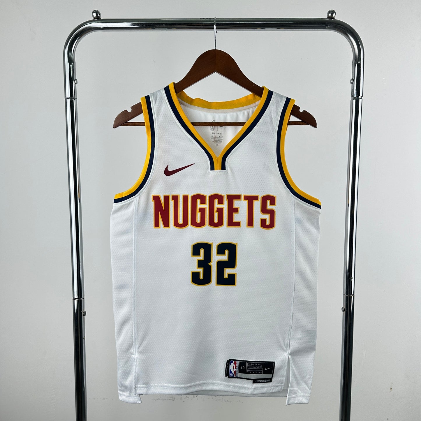 Regata Denver Nuggets Masculina - Branca