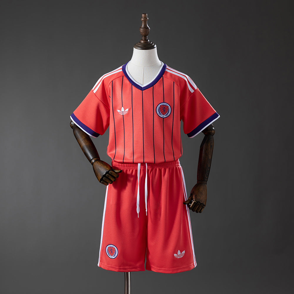 Kit Infantil Escócia Away 26/27 - Laranja