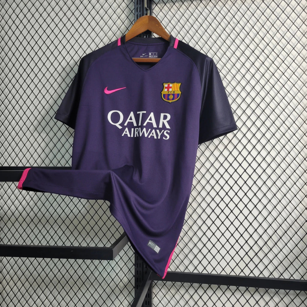 Barcelona Retrô Away 16/17 Nike - Roxa Escuro