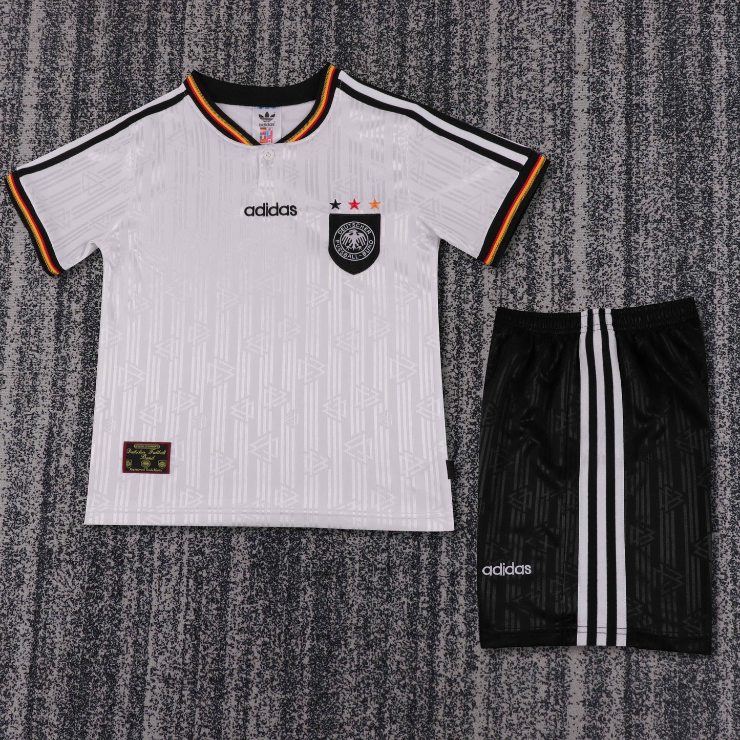 Kit Infantil Alemanha Home Retro 1996 - Branca