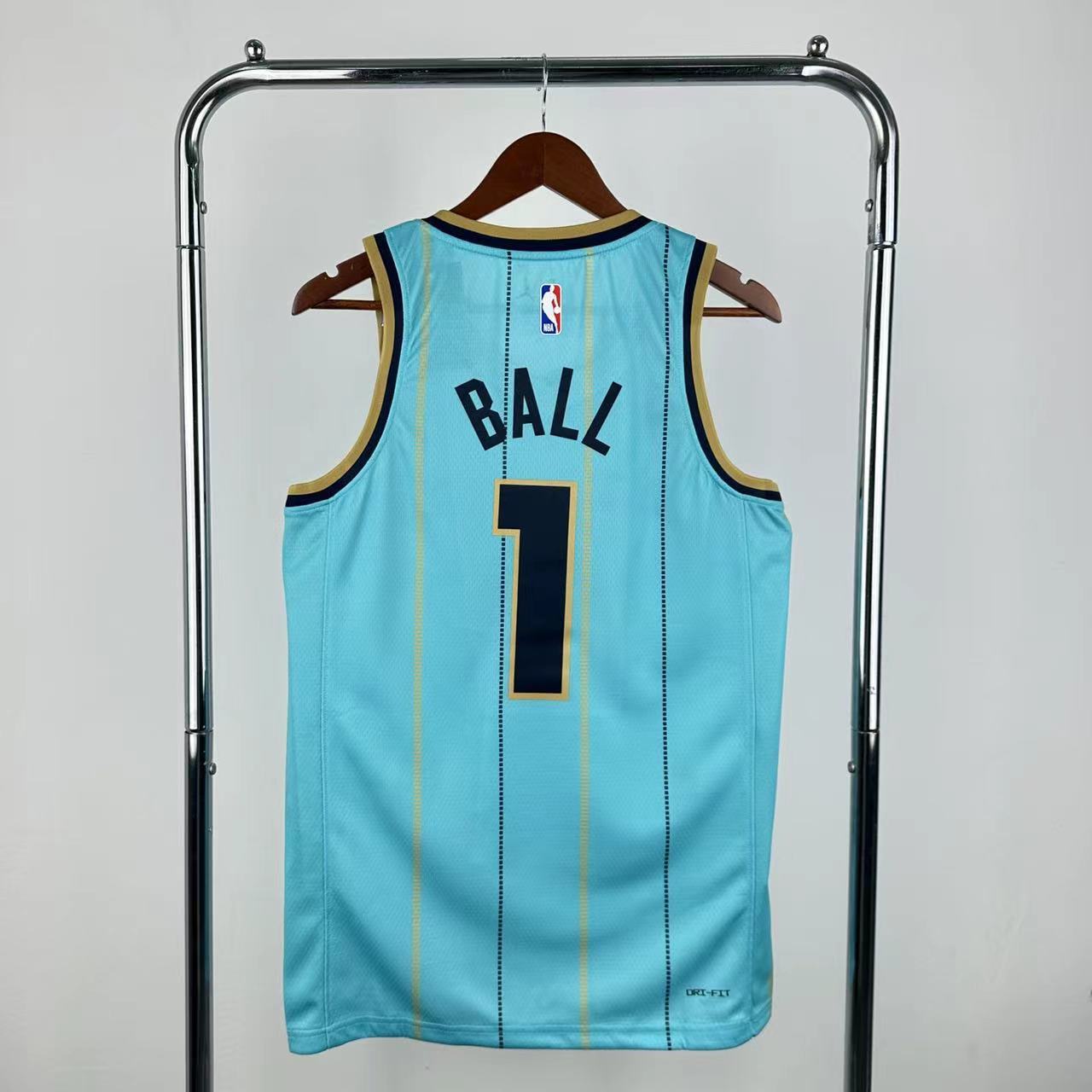 Regata Charlotte Hornets Masculina - Azul