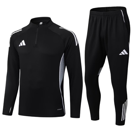 Kit Treino Infantil Agasalho + Calça - Preto