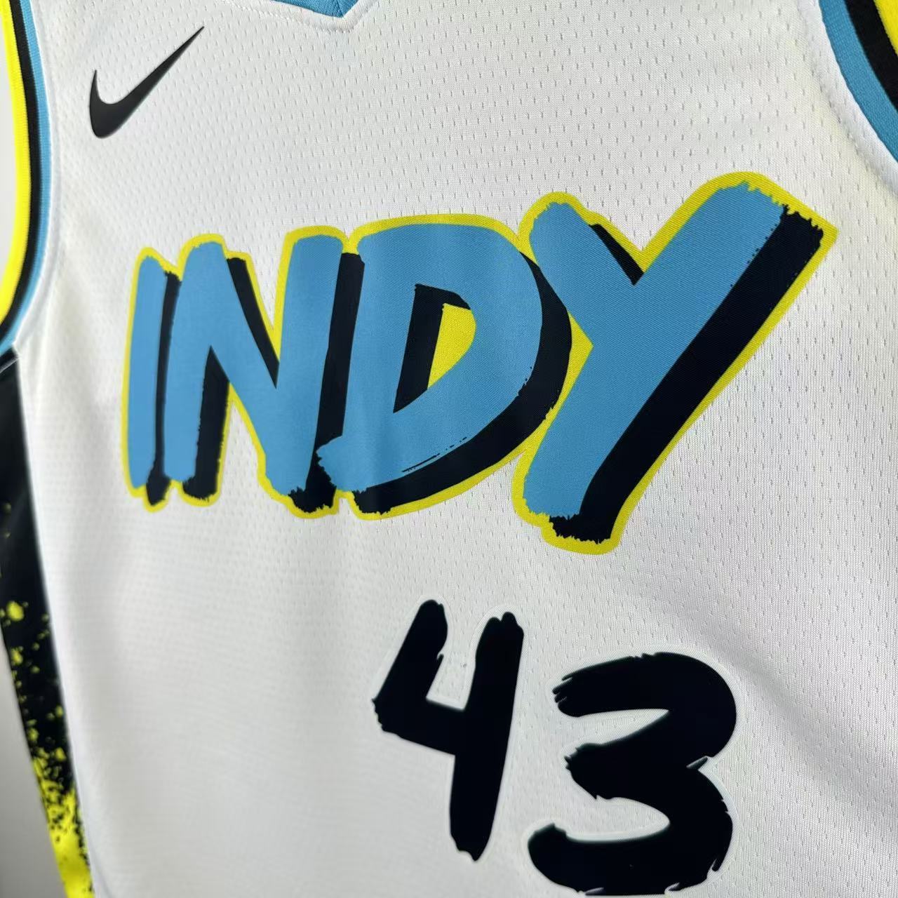 Regata Indiana Pacers Masculina - Branca