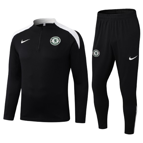 Kit Treino Infantil Agasalho + Calça Chelsea - Preto