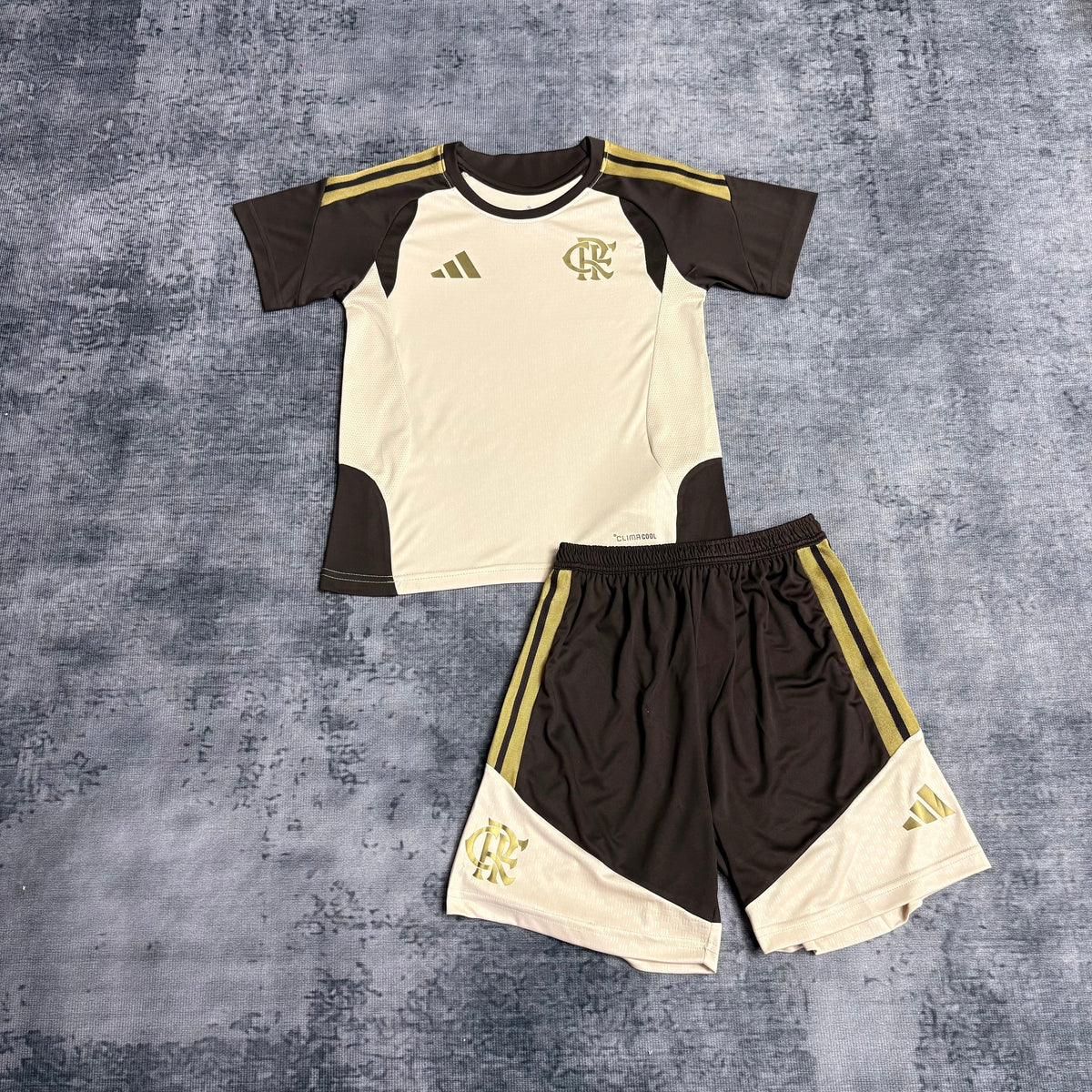 Kit Infantil Flamengo Treino 26/27 - Bege