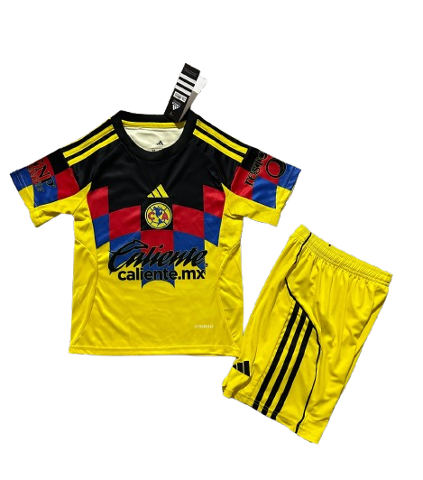 Kit Infantil America do México Home 25/26   - Amarelo e Preto